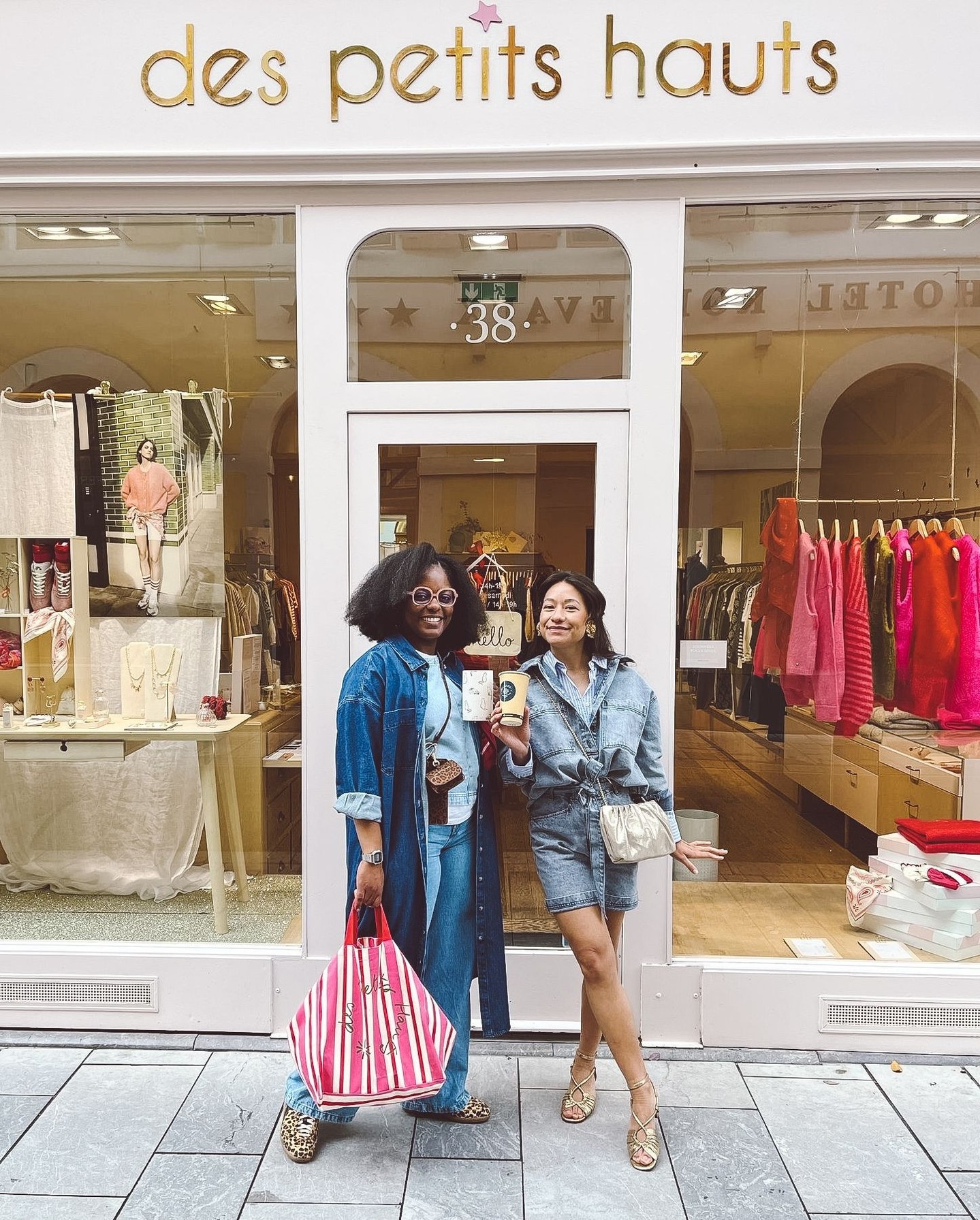Instagram post with the caption: À TRAVERS LA VITRINE DE... ⁠
⁠Depuis 25 ans, Des Petits Hauts es...