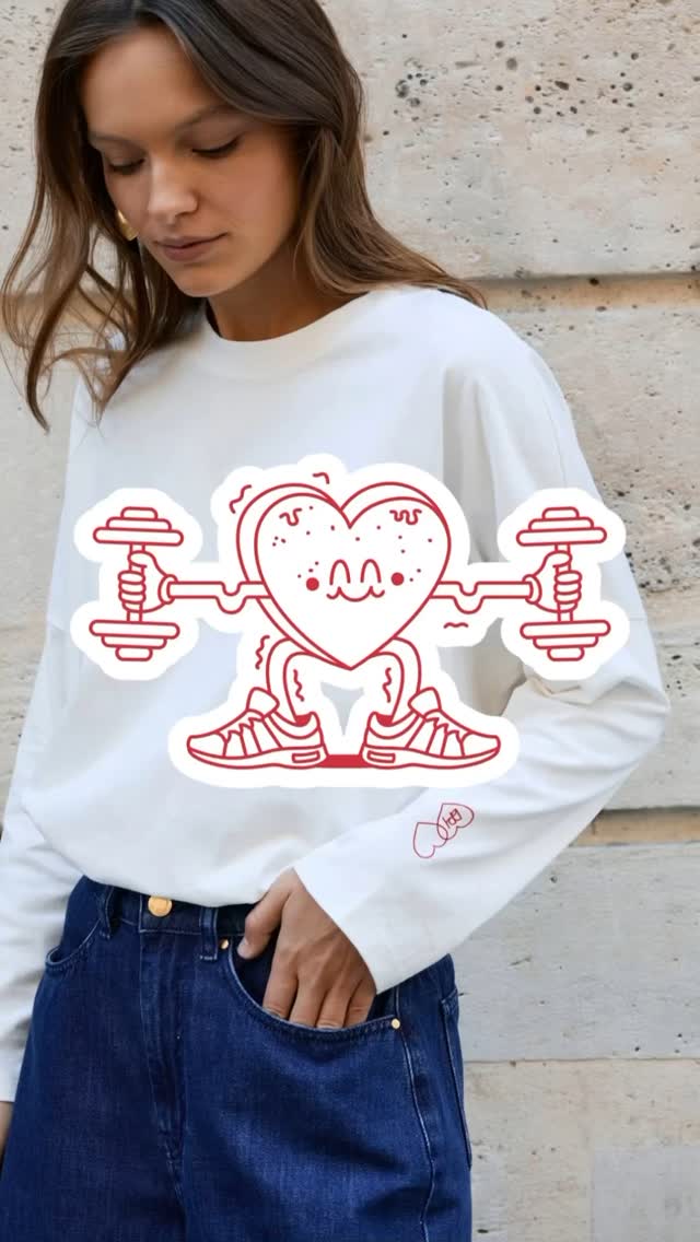 Instagram post with the caption: 'Eat, run, sleep… Big heart 💗
Nos mascottes de la saison déb...'